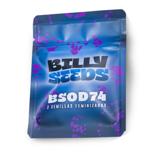 Semillas BSOD74 Billy Seeds Genetics x3 – linaje Bubba Kush × OG Kush (INASE · REPROCANN)