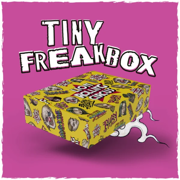 Kit Lion Tiny Freak Box Lion Rolling Circus – Set compacto de armado premium